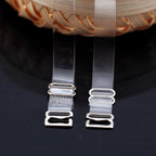 1cm Wide Stainless Steel Buckle See-through Bra Straps Bra Invisible Band