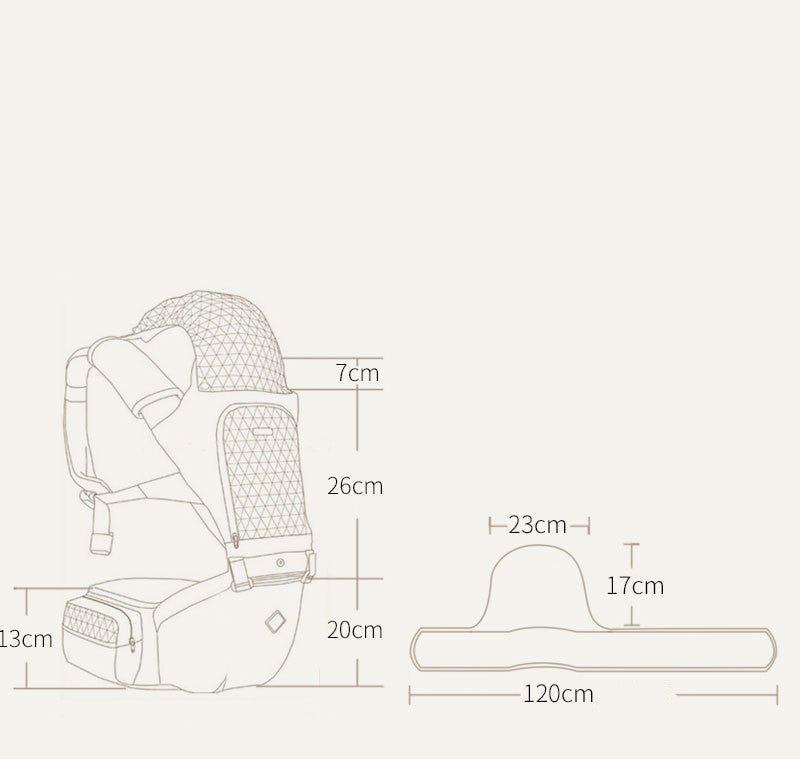 Multifunctional silicone non-slip stool surface waist stool