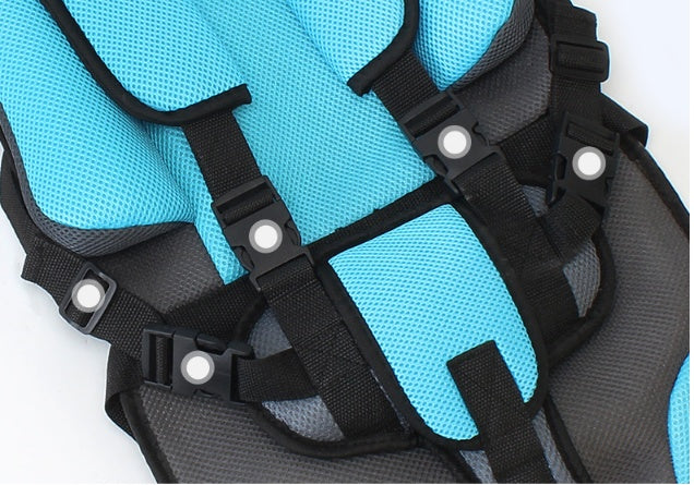 Non-safety seat increased cushion portable car safety seat cushion