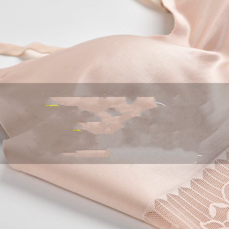 Breathable drop cup bra