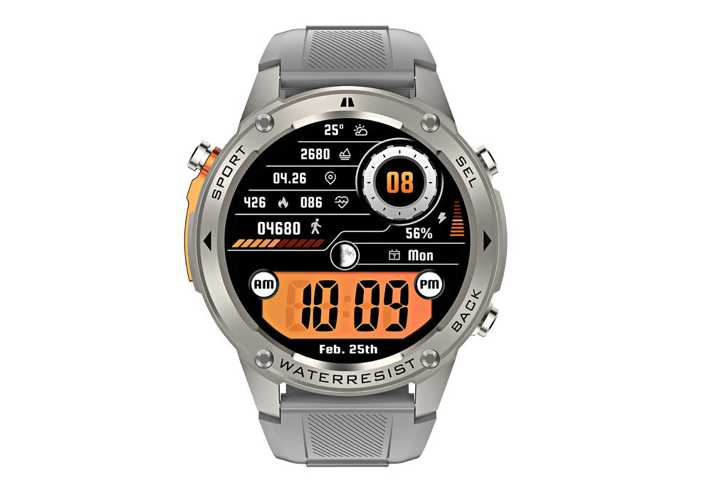 Outdoor Compass 5ATM Waterproof Watch